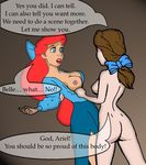  ariel beauty_and_the_beast belle comic crossover disney the_little_mermaid 