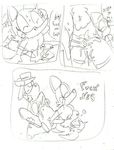  comic fang_the_sniper nic_the_weasel perverted_bunny rouge_the_bat sega sonic_team 