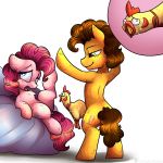  1:1 absurd_res better_version_at_source bodily_fluids cheese_sandwich_(mlp) cornelia_nelson dumb duo female friendship_is_magic genitals hasbro hi_res male male/female my_little_pony penis pinkie_pie_(mlp) protected rubber_chicken tears 