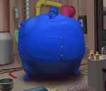  anthro blue_body blue_fur blue_hair blueberry_inflation body_inflation canid canine chemicals claws clothed clothing detailed_background expansion fox fur hair hi_res hyper hyper_inflation inflation inside laboratory laboratory_glassware lemurlemurovich male mammal open_mouth pipe_(tube) round_body solo spherical_inflation standing surprise thoron toe_claws willy_wonka_and_the_chocolate_factory 
