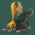  anthro canid canine canis female humanoid imp link_(wolf_form) male male/female mammal midna nintendo the_legend_of_zelda twilight_princess unknown_artist video_games wolf 
