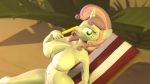  16:9 3d_(artwork) anthro anthrofied big_breasts breasts clothing digital_media_(artwork) equid equine female food friendship_is_magic hasbro hi_res horn licking mammal my_little_pony nipple_outline popsicle solo sweetie_belle_(mlp) swimwear tongue tongue_out unicorn veryfluffy widescreen 