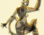  anthro breasts cool. dancing felid female lion looking_at_viewer mammal nipples pantherine simple_background sketch solo 