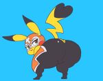  animated anthro big_butt brachyzoid butt clothed clothing cosplay_pikachu_(costume) female huge_butt nintendo pikachu_libre pok&eacute;mon pok&eacute;mon_(species) presenting presenting_hindquarters short_playtime solo twerking video_games 