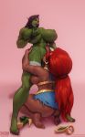  abs areola barretxiii big_breasts breasts breath_of_the_wild butt cunnilingus dark_skin female genitals gerudo hi_res huge_breasts humanoid humanoid_on_humanoid humanoid_pointy_ears masturbation nintendo nipples not_furry nude oral orc pussy sex the_legend_of_zelda urbosa vaginal video_games 