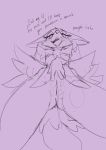  akitokit anthro bodily_fluids braixen breasts chest_tuft dialogue ears_down eyelashes female genital_fluids genitals half-closed_eyes inner_ear_fluff leaking_pussy looking_at_viewer narrowed_eyes nintendo nipples open_mouth pivoted_ears plump_labia pok&eacute;mon pok&eacute;mon_(species) presenting presenting_pussy pussy pussy_juice restricted_palette short_stack small_breasts smiling_at_viewer solo teeth tongue tongue_out tuft video_games 