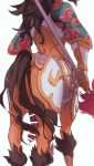  animal_genitalia animal_penis anthro armor butt censor_bar centaur equid equid_taur equine equine_penis erection fate_(series) genitals hi_res horse jinnai male mammal mammal_taur penis rider_red_hare solo taur 