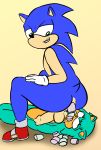  anal candy dessert eulipotyphlan fan_character food hedgehog hi_res lordcuckness male male/male mammal marshmallow sonic_the_hedgehog sonic_the_hedgehog_(series) young 