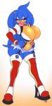  anthro armwear big_breasts bimbofication boots breasts clothing crossgender elbow_gloves female footwear gloves handwear hi_res huge_breasts huge_lips legwear lips meshpet solo sonic_the_hedgehog sonic_the_hedgehog_(series) thick_lips thigh_boots thigh_highs 