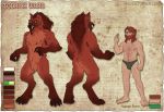  2017 4_toes 5_fingers 5_toes alpha_channel anthro beard blizzard_entertainment body_hair border brown_body brown_fur butt canid canine canis chest_hair claws clothed clothing digital_media_(artwork) digitigrade english_text facial_hair fan_character fangs featureless_crotch fingers fur hair hairy_arms hairy_body hairy_legs howlite human male mammal model_sheet nude paws solo teeth text todrick_ward toe_claws toes topwear transparent_border underwear underwear_only video_games warcraft were werecanid wolf worgen 