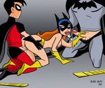  bad_guy barbara_gordon batgirl batman dc dcau robin tim_drake 