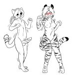  anthro blush bootz dreadlocks duo erection felid feline female humanoid_genitalia male male/female mammal metal_(artist) nude sai_(lovelymiyu) 