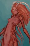  animal_humanoid antennae_(anatomy) arthropod arthropod_humanoid breasts crustacean crustacean_humanoid exoskeleton female hair humanoid long_hair marine marine_humanoid multi_arm multi_limb navel nipples pink_body pink_hair portals_of_phereon red_eyes shrimp shrimp_humanoid small_breasts solo syvaron underwater water 