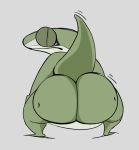 ambiguous_gender anthro big_butt big_eyes butt female lizard male male/female meme reptile scalie smokeybloke solo solo_focus thick_tail wide_hips 