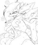  &lt;3 &lt;3_eyes ambiguous_penetration anthro blush bodily_fluids breast_grab breast_squish breasts chest_tuft claws domination drooling duo ears_back eye_roll female female_penetrated from_behind_position grabbing_from_behind hair hand_on_breast hi_res incineroar inner_ear_fluff long_hair male male/female male_domination male_penetrating male_penetrating_female meisaikawaii monochrome narrowed_eyes navel nintendo nuzzling open_mouth penetration pivoted_ears pok&eacute;mon pok&eacute;mon_(species) ponytail saliva sex simple_background squish teeth thick_thighs tongue tuft video_games zoroark 