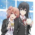  disc_cover seifuku sweater tagme yahari_ore_no_seishun_lovecome_wa_machigatteiru. yuigahama_yui yukinoshita_yukino 