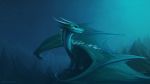  16:9 2020 ambiguous_gender claws detailed_background digital_media_(artwork) dragon feral green_eyes hi_res horn membrane_(anatomy) membranous_wings neotheta night outside scalie sky solo star starry_sky western_dragon widescreen wings 