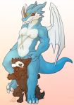  anthro blackontrack changed_(video_game) digimon digimon_(species) dragon duo exveemon hi_res male male/male puro_(changed) 