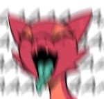  aaaaaaaaaaa ambiguous_gender anthro blur_(disambiguation) blurred_foreground eyes_closed green_tongue kobold meme profile_picture reaction_image red_body red_scales red_skin reptile scales scalie screaming shaking solo sorc tongue tongue_out yelling 