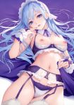  bra garter_belt lingerie michiking nipples pantsu stockings thighhighs 