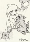 absurd_res anthro anus blush bodily_fluids cum cum_in_mouth cum_inside duo eyes_closed female feral genital_fluids genitals hi_res internal k9player_(artist) kneeling looking_down male male/female nintendo oral pok&eacute;mon pok&eacute;mon_(species) pussy pussy_juice smeargle sneasel spread_legs spread_pussy spreading traditional_media_(artwork) video_games 