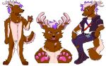  alpha_channel canid canine capreoline cervid dasher fox humanoid hybrid male mammal reindeer solo 