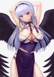  azur_lane dido_(azur_lane) dress nana_(nana17112018) no_bra wings 