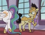  butt duo equid equine female feral friendship_is_magic hasbro hi_res horn horse keith male mammal marsminer my_little_pony pony princess_celestia_(mlp) royal_guard_(mlp) unicorn 