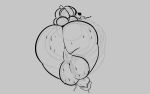  16:10 2020 anthro backsack balls big_balls big_butt bodily_fluids butt butt_focus canid canine canis digital_drawing_(artwork) digital_media_(artwork) domestic_dog dreadlocks english_text genitals german_(altpuppy) hi_res huge_balls looking_back male mammal monochrome nude obscured_eyes penis presenting presenting_hindquarters sketch solo sweat text thick_thighs widescreen zackdadawg 