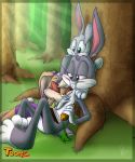  anthro ash_bunny_(kicsterash) book buckteeth bugs_bunny carrot clothed clothing digital_media_(artwork) eyes_closed family father female food forest fur gloves grey_body grey_fur group hand_on_chest handwear hi_res holding_food holding_object kicsterash lagomorph leporid light lola_bunny looney_tunes male mammal mother parent pink_nose plant rabbit reading signature sleeping son sunlight teeth tree vegetable warner_brothers whiskers young 
