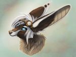  4:3 anthro brown_body brown_fur canid canine cheek_tuft eyewear facial_tuft fennec fox fur goggles mammal melody_(aseethe) multicolored_body multicolored_fur plaguedog simple_background solo tuft two_tone_body two_tone_fur whiskers white_body white_fur 