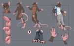  alcohol anthro balls beer beverage big_balls brown_body brown_fur claws clothed clothing digitigrade erection foreskin fully_clothed fur genitals glass humanoid_genitalia humanoid_penis male mammal model_sheet murid murine muscular muscular_male nude orecum penis rat red_eyes rodent shephard solo tgt1512 uncut 