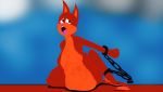  54321awesome bodily_fluids canid canine chain chained drooling female fox hi_res mammal oral_vore saliva same_size soft_vore vore 