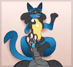  ambiguous_gender anthro blitzpitz bodily_fluids cum cum_on_feet dragon duo ejaculation first_person_view foot_fetish foot_focus foreskin genital_fluids genitals interspecies lucario lying male male/ambiguous nintendo on_back pawpads paws penis pok&eacute;mon pok&eacute;mon_(species) pok&eacute;philia revan_(captainscales) uncut video_games xero_(captainscales) 