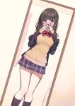  mankai_kaika seifuku selfie sweater tagme 