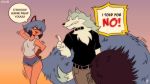  16:9 2020 anthro blue_body blue_fur blue_hair brand_new_animal brown_body brown_fur canid canine canis clothed clothing comic female fluffy fluffy_tail fox-pop fur group hair hi_res huge_tail male mammal michiru_kagemori raccoon_dog shirou_ogami studio_trigger tanuki topwear widescreen wolf 