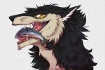  anthro fish food_vore hi_res hybrid ishimaurell male marine mouth_shot sergal solo vore 