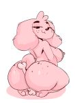  anthro between_butt big_breasts big_butt bone breasts butt canid canine canis domestic_dog female floppy_ears freckles head_tuft huge_butt kneeling looking_back mammal nude rear_view short_stack solo sprinkles_(thehoneybutter) suggestive suggestive_pose thehoneybutter tuft 