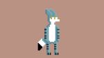  16:9 anthro canid canine digital_media_(artwork) felid fox fur hi_res hybrid male mammal minimalist minimalistic nijtus pantherine pixel_(artwork) simplistic sky_(sky25) solo striped_body striped_fur stripes tiger widescreen 