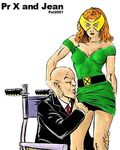  jean_grey marvel marvel_girl pat professor_xavier x-men 