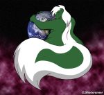  anthro chris_t._snuggleskunk cjshadorunner earth hug macro male mammal mephitid skunk solo space striped_skunk 