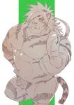  anthro biped bulge clothed clothing felid fur hair hi_res humanoid_hands long_hair magan male mammal muscular muscular_anthro muscular_male navel pantherine solo striped_body striped_fur striped_tail stripes t_kohaku2016 tied_hair tiger tokyo_afterschool_summoners tongue tongue_out underwear underwear_only video_games 