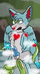  &lt;3 &lt;3_eyes absurd_res angel_dragon anthro big_pp_man_(artist) blue_body blue_fur bodily_fluids breath cum cumshot dragon dutch_angel_dragon ejaculation erection fur genital_fluids genitals glistening glistening_genitalia glistening_penis green_eyes hart_the_dutchie heart_marking hi_res knot looking_pleasured male penis red_body red_fur solo tentacles white_body white_fur 