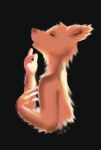  absurd_res anthro canid canine digital_media_(artwork) effievilmeow female fox hi_res light lighting mammal pose sensual solo 