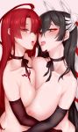  elesis elsword nipples nito_(shida) tagme topless yuri 