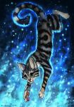  2020 ambiguous_gender digital_media_(artwork) domestic_cat felid feline felis feral flashw mammal solo 