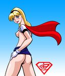  ass comerotica dc dc_comics dcau justice_league oni oni_(artist) supergirl topless 