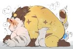  ambiguous_gender anal anal_penetration animal_crossing blush elvis_(animal_crossing) fur hyaku_(artist) intertwined_tails male male/ambiguous moan nintendo overweight penetration rolf_(animal_crossing) video_games white_body white_fur yellow_body yellow_fur 