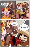  anthro blush braixen breasts canid canine comic comic_page digital_media_(artwork) english_text female group hi_res keluturtle kingbriarturtle lagomorph male male/female mammal mega_evolution mega_lopunny nintendo pok&eacute;mon pok&eacute;mon_(species) porn_studio smeargle text video_games 