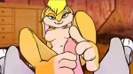  animated anthro big_breasts blonde_hair blue_eyes breasts channel_dulce duo feet female female_focus first_person_view foot_fetish foot_play footjob fur genitals hair half-closed_eyes inside lagomorph leporid lola_bunny looking_at_viewer looney_tunes lying male male/female male_pov mammal narrowed_eyes nipples nude penis rabbit sex short_playtime smile solo_focus teeth warner_brothers wide_hips 